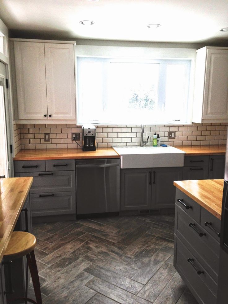 the kitchen is clean and ready to be used as a dining room or office space