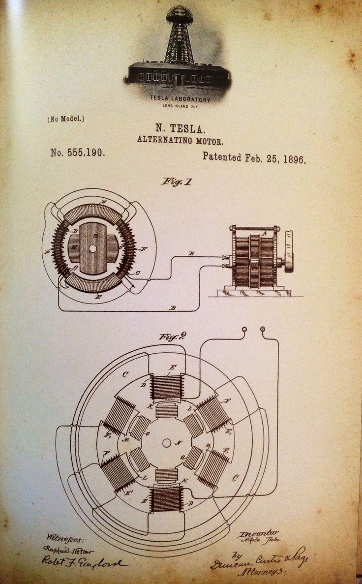 an old paper with some type of machine on it's back side, and another drawing in the background