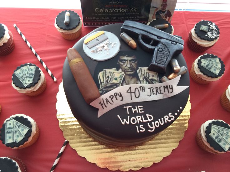 Narco Theme Desserts, Scarface Invitations, Chalino Sanchez Cake, Scarface Bathtub, Scarface Cake, Scarface Decor, Surprise Boyfriend Gifts, Doctor Cake, Birthday Cake With Photo