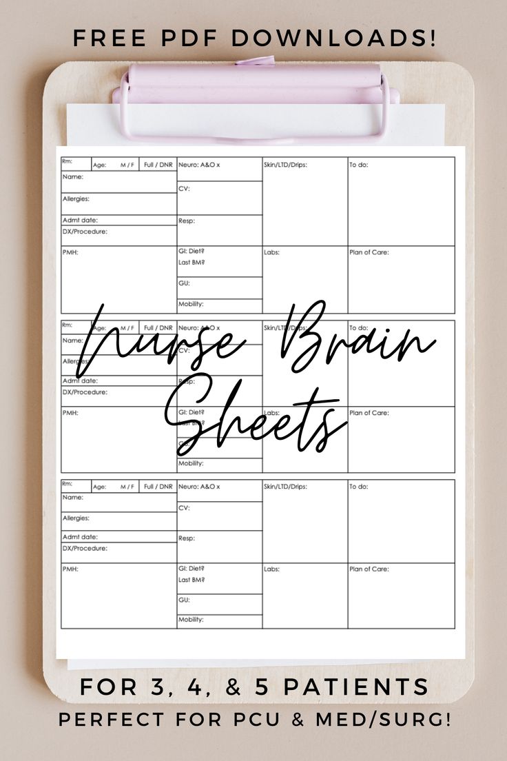 a clipboard with the words, free printables and an image of a brain sheet