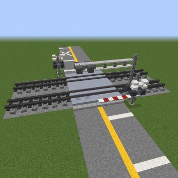 an image of a train track in minecraft