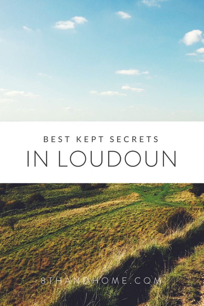 the words best kept secrets in loudounn on top of an image of a grassy field