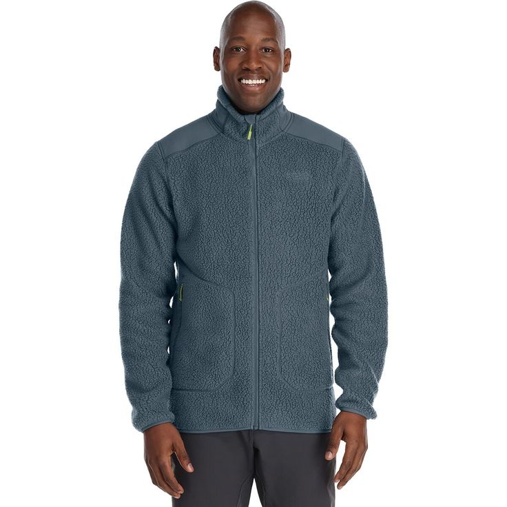 We like the Rab Outpost Jacket for its high pile Polartec 300 construction that keeps you warm without sacrificing breathability during your outdoor winter activity of choice. Its fabric is moisture-wicking and quick to dry, making it an ideal mid-layer or everyday fleece when temperatures are cold. Across the shoulders are double-weave Matrix overlays to help block out the wet stuff as well as abrasion from your backpack. Functional Fleece Outerwear For Winter Sports, Winter Moisture-wicking Outerwear For Outdoor Activities, Functional Windproof Fleece Jacket For Winter Sports, Windproof Functional Fleece Jacket For Winter Sports, Functional Fleece Jacket For Winter Sports, Functional Fleece Outdoor Outerwear, Functional Windproof Fleece Jacket For Outdoor Activities, Technical Winter Outerwear In Recycled Polyester, Functional Outdoor Fleece Jacket With Fleece Lining