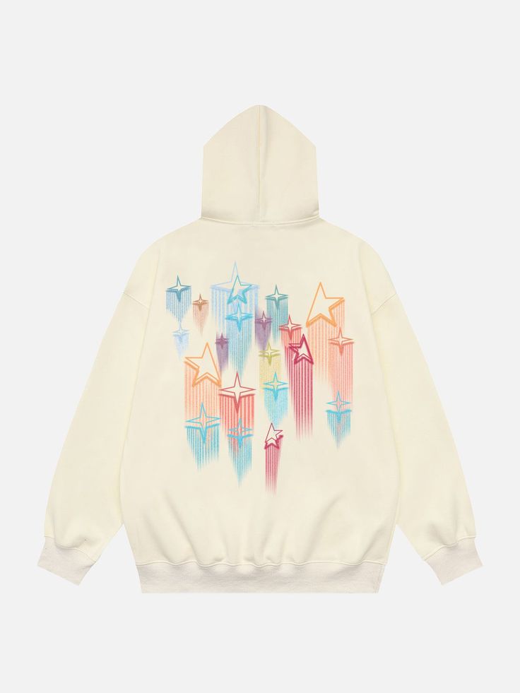 2023 Top Streetwear Brand Aelfric Eden, Street fashion clothes shopping online, free shipping worldwide! Graffiti Star, Graffiti Hoodie, Rainbow Stars, Top Streetwear Brands, Aelfric Eden, Star Embroidery, Clothing Details, Cute Everyday Outfits, Dream Clothes