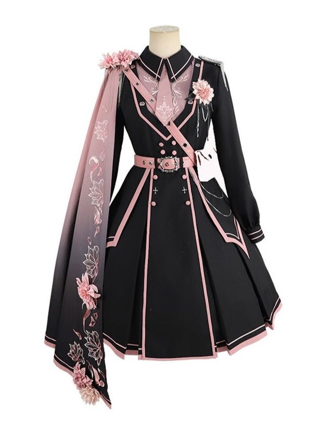 ❤︎ Dark pink military cloak coat + Lolita dress❤︎
This item will take 1-2 months to ship. Solar Punk Fashion, Dress Cape, Mode Tips, Op Dress, Dress Design Drawing, Style Kawaii, Personal Grooming, Social Art, Old Fashion Dresses