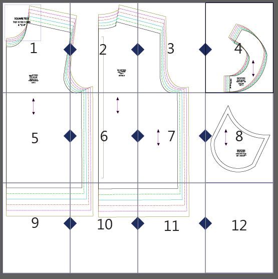 the sewing pattern is shown with instructions to make it easier for someone to sew