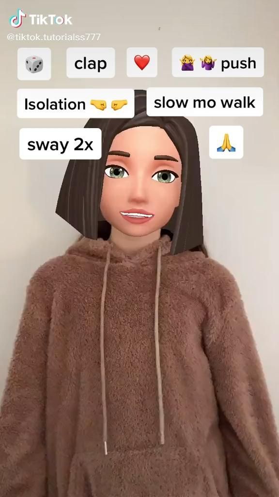 an animated doll wearing a brown hoodie