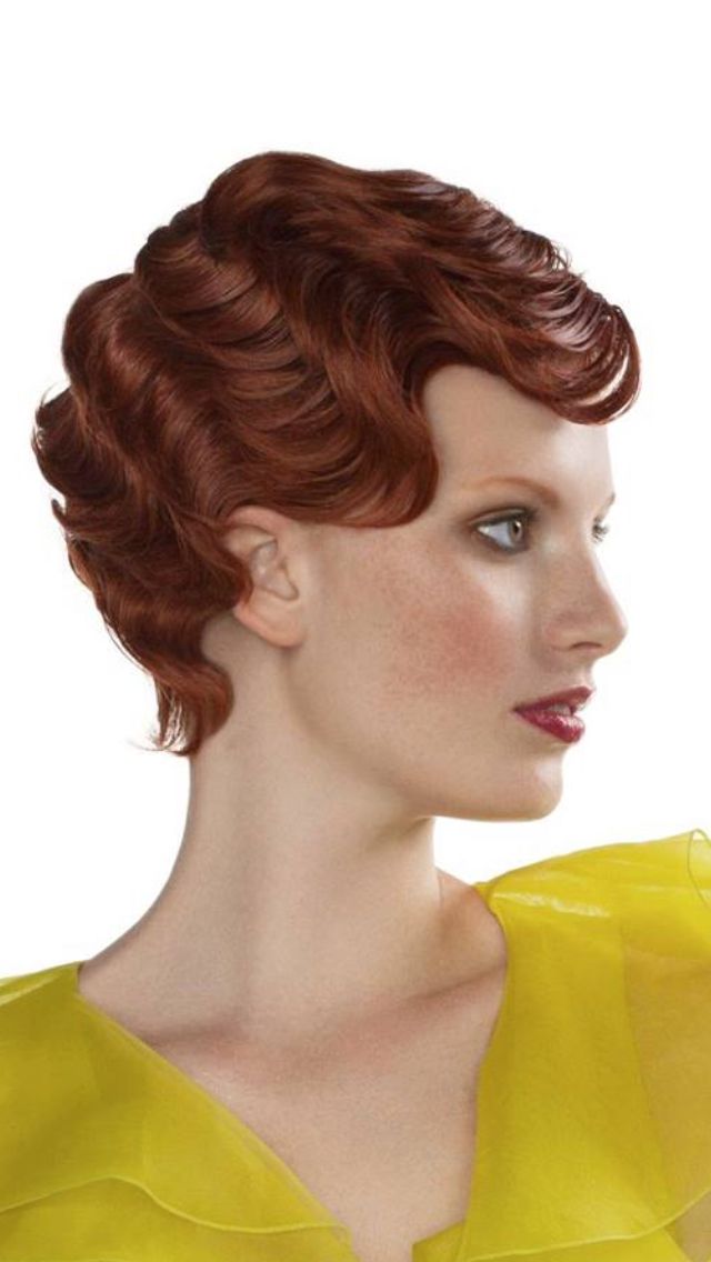 Aquage finger waves defining gel. 1920s Hair Short, Vintage Short Hair, Hairstyle Ideas For Short Hair, Finger Waves Short Hair, Finger Wave Hair, 1920s Hair, 1940s Hairstyles, Ideas For Short Hair, Victorian Hairstyles