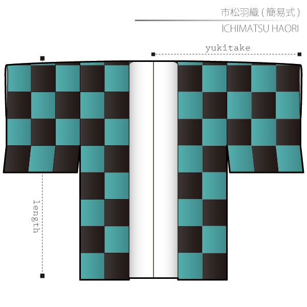 an image of a blue and black checkerboard pattern on the back of a t - shirt