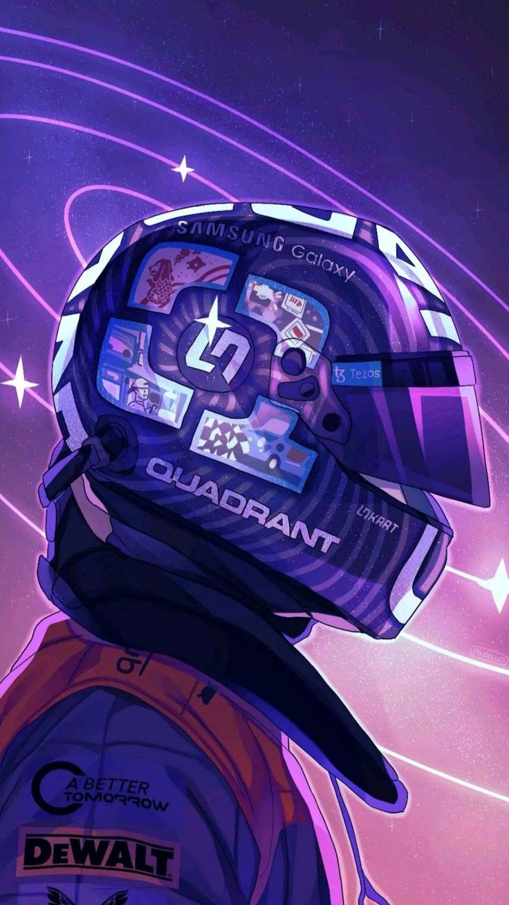 a person wearing a helmet with the word quarant on it's face