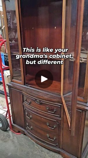 this is like your grandma's cabinet, but different