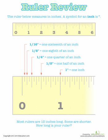 the ruler is shown with numbers on it and one has an arrow in front of it