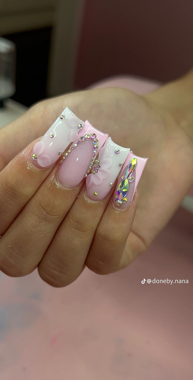 Wall To Wall Carpet, Quinceanera Nails, Hard Nails, Colored Acrylic Nails, Girly Acrylic Nails, Her Nails, Short Square Acrylic Nails, Acrylic Nails Coffin Pink, Nails Only