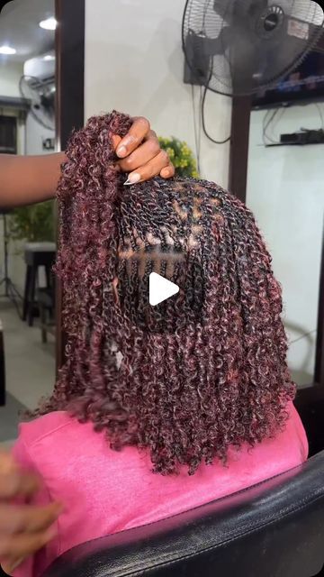 Soft Twist Hairstyles, Passion Twists With Human Hair, Mirco Twist Styles, New Twist Hairstyles, Mini Twists With Human Hair Extensions, Twist With Extensions Two Strand, 2 Strand Twist Extensions, Burgundy Mini Twists, 2 Strand Twist With Extensions