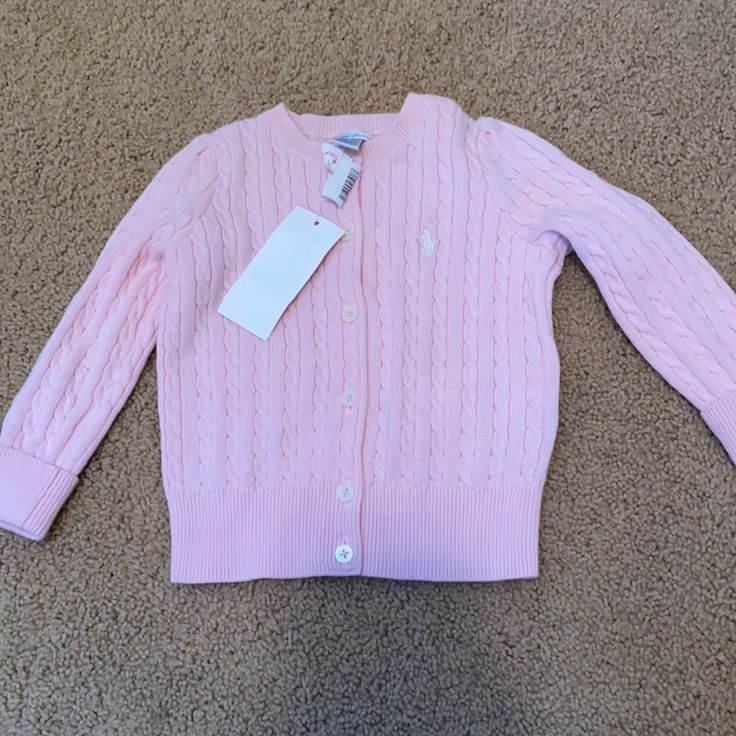 Never Worn Ralph Lauren Sweater. Size 18m Ralph Lauren Long Sleeve Sweater For Spring, Ralph Lauren Long Sleeve Spring Sweater, Ralph Lauren Long Sleeve Cotton Cardigan, Fitted Cute Ralph Lauren Tops, Cute Fitted Ralph Lauren Tops, Cute Ralph Lauren Long Sleeve Top, White Ralph Lauren Tops For Winter, Ralph Lauren Fitted Long Sleeve Cardigan, Ralph Lauren White Winter Top