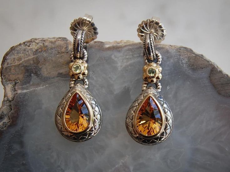 Photo by AURUM in Aurum Jewelers. Earth Tone Jewelry, Spinel Jewelry, Yellow Style, Fine Gold Jewelry, Saltwater Pearls, Spinel Gemstone, Topaz Jewelry, Yellow Gold Jewelry, August Birth Stone