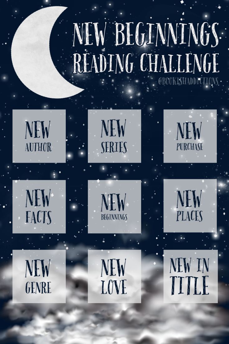 the new beginnings reading challenge is here