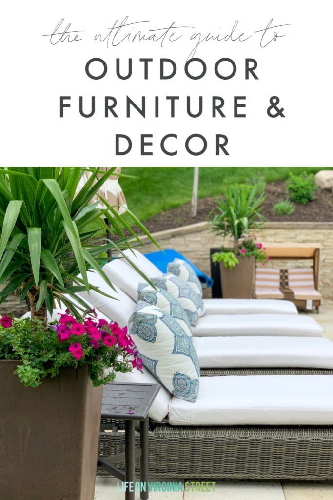 the ultimate guide to outdoor furniture and decor