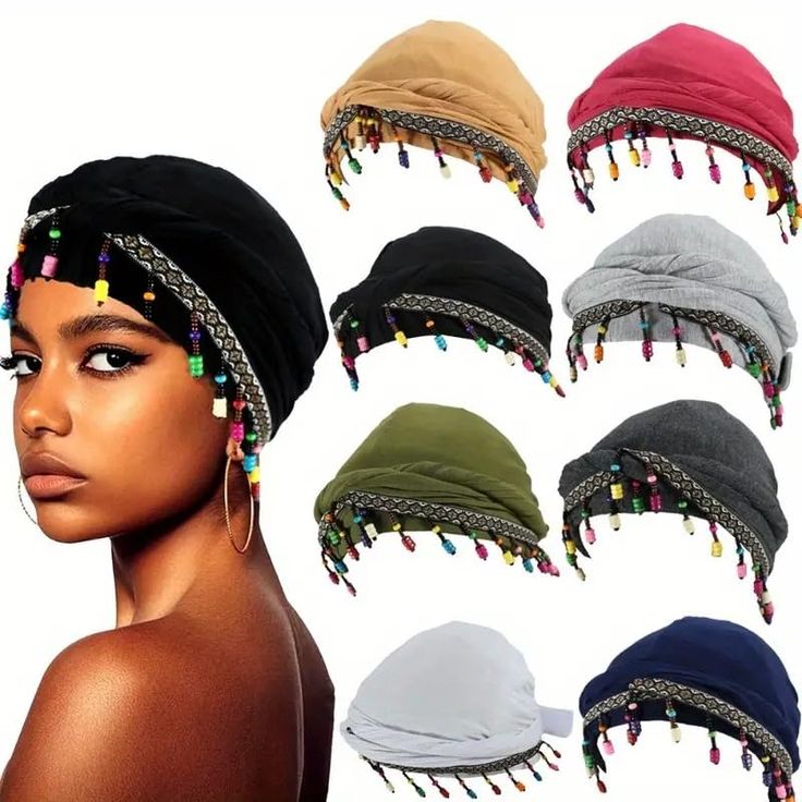 PRICES MAY VARY. 【Hipster's Choice】- Add to cart Now! Turban durags head wraps is the most fashionable hat now.A Must have item! Our pre-tied turbans make the perfect gift for any occasion – birthdays, holidays, Christmas, anniversaries. 【Turban Durag for Women&Men】: This turban is suitable for two ways to wear, one way is for men, another way is for women. Women who have low cut hair and don't feel like wearing a wig or combing your hair，Whether you have a lot of hair or a little, it will stay Model Outer, Sleeping Bonnet, Head Wraps For Women, Hair Turban, Turban Headwrap, Turban Hat, Cap Hair, Outdoor Hiking, Head Scarf