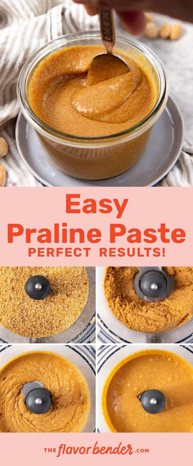 the steps to make easy pralie paste for perfect results