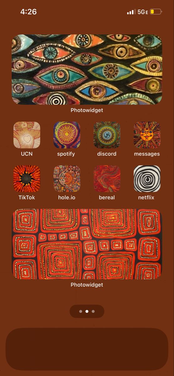 an iphone screen showing the different colors and patterns on it, as well as text