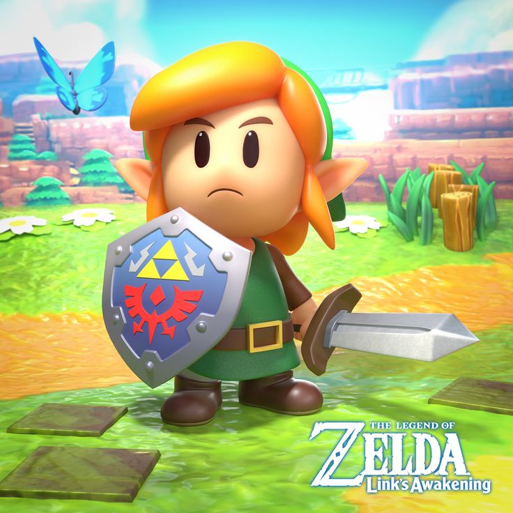 Zelda: Link's Awakening, Jungle Kurobe Zelda Drawing, Link's Awakening, Tiger Photography, Shigeru Miyamoto, Japanese Games, Zelda Art, Nintendo Switch Games, The Legend Of Zelda, Cute Characters