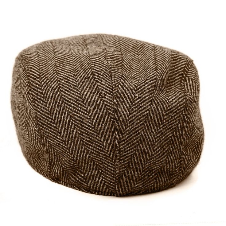 The Original Boston Scally Cap-Brown - Boston Scally Co. | Scally Caps & More... Classic Wool Flat Cap Beret, Brown Wool Six-panel Hat, Tweed Hat With Herringbone Pattern And Short Brim, Classic Tweed Hat With Short Brim, Tweed Hat With Short Brim And Herringbone Pattern, Tweed Herringbone Short Brim Hat, Classic Hat With Herringbone Pattern And Curved Brim, Classic Hat With Curved Brim And Herringbone Pattern, Winter Tweed Hat With Herringbone Pattern