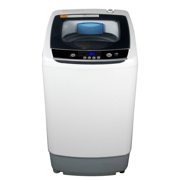 an image of a washing machine that is white and grey with a screen on it