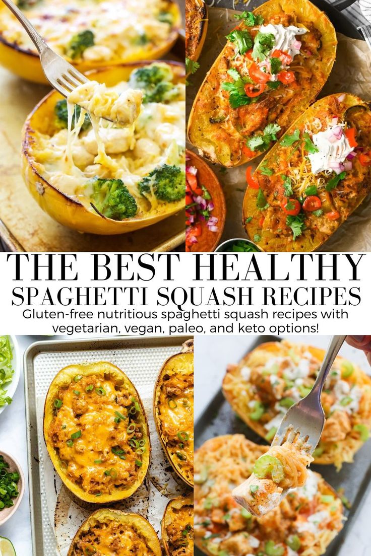 the best healthy spaghetti squash recipes