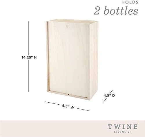 two bottles are shown with the measurements for each one in front of it and on the bottom