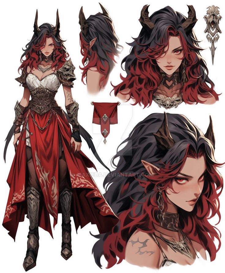 Human Dragon Hybrid Female, Tiefling Outfit, Dnd Tiefling Character Design, Tiefling Female Character Design, Dnd Tiefling Female, Tiefling Character Design, Dnd Female Character, Tiefling Woman, Tiefling Oc