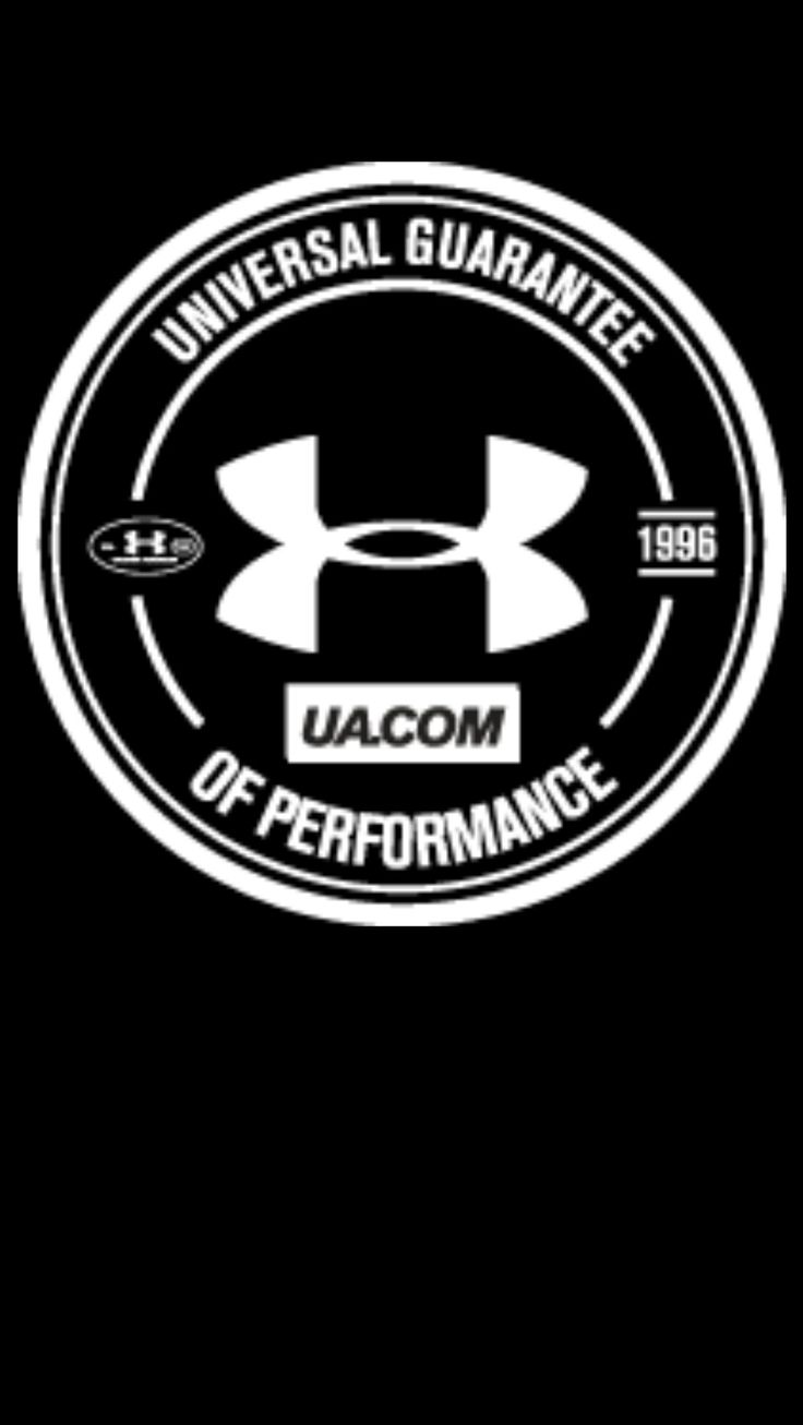 the logo for the university of performance, which is black with white letters and an underbell