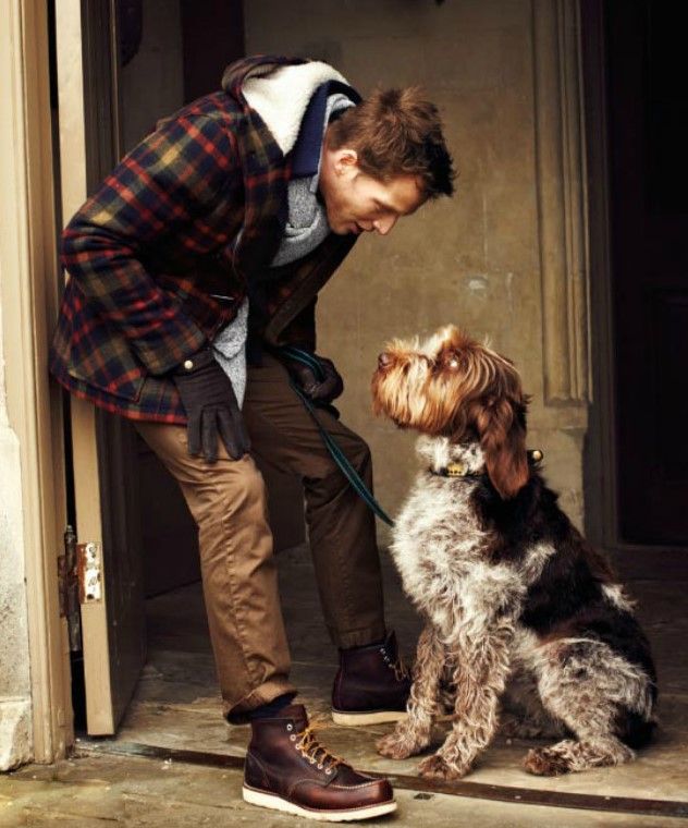 Mens Fashion Rugged, Man And Dog, Man Up, Mans World, Mans Best Friend, Mens Fashion Casual, A Dog, Men Dress, Gentleman