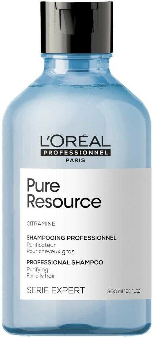 Serie Expert Shampoo Pure Resource 300ML L'OreaL Eliminates impurities and regulates the production of sebum from your scalp. Pure Resource shampoo purifies the scalp so that a sensation of protection, nourishment and cleanliness envelops it. This multipurpose shampoo removes the possible remains of styling products, impurities and the excessive production of sebum on the scalp with the intention of leaving it regulated and with a feeling of well-being. In addition, your hair will look soft and Cleansing Shampoo, Clarifying Shampoo, Beauty Lounge, Oily Hair, L Oreal, Wet Hair, Salicylic Acid, Shampoo And Conditioner, Vitamin E