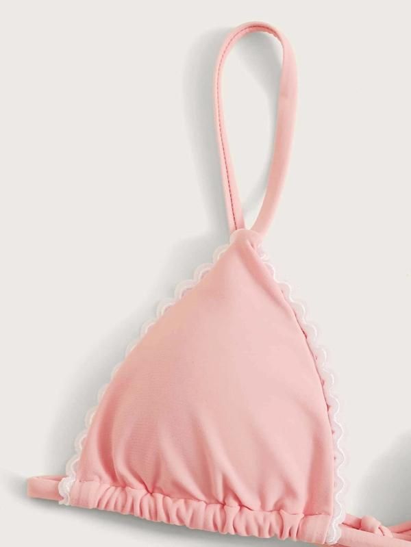 Sku CY-!55547 Material Nylon Lining Nylon Underwired No Style Bralette Feature Bowknot , Lacy , Solid Neckline V-neck Seasons Summer Type Bikini Swimsuit Color PINK Size S,M,L Please consult the size chart we provide for this item''s measurements to help you decide which size to buy.Please note: There may be 1-3cm differ due to manual measurement.CMINCH Cup Bust Waist Hips S A-B 80-85 61-66 86-91 M B-C 85-90 66-71 91-96 L B-C 90-95 71-76 96-101 Pink Sleeveless Seamless Tankini, Sleeveless Pink Seamless Tankini, Sleeveless Seamless Pink Swimwear, Pink Spring Tankini With Adjustable Straps, Pink Tankini With Adjustable Straps For Spring, Pink Triangle Top Swimwear With Adjustable Straps, Pink Triangle Top Swimwear With Straps, Pink Seamless Tankini For Beach Season, Pink Underwire Tankini For Summer