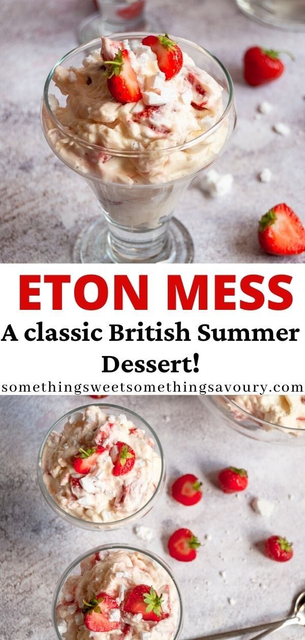 Eaton Mess Recipe, British Summertime, Quick And Easy Sweet Treats, English Desserts, Meringue Desserts, British Desserts, Eton Mess, Easy Summer Desserts, Cheesecake Desserts