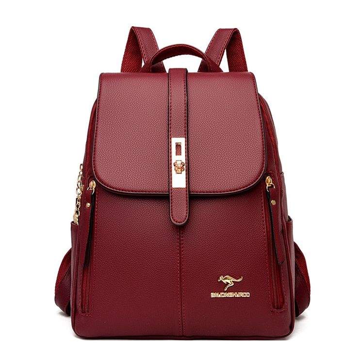 Brand Name: LANYIBAIGEPlace Of Origin: HE BEI ?ProvinceLining Material: polyesterOrigin: CN(Origin)Main Material: PUItem Type: BackpacksExterior: Solid BagGender: WOMENCarrying System: Arcuate Shoulder StrapCapacity: Below 20 LitreStyle: FashionClosure Type: zipperTechnics: JacquardRain Cover: YesModel Number: 50472Pattern Type: SolidDecoration: NONEBackpacks Type: SoftbackInterior: Interior Slot PocketInterior: Cell Phone PocketInterior: Interior Zipper PocketInterior: Interior CompartmentInter Vintage Leather Backpack, Retro Backpack, Leather Backpack Purse, Leather Backpacks, Backpack Pattern, Vintage Backpacks, Women Leather Backpack, School Bags For Girls, Women Bags Fashion