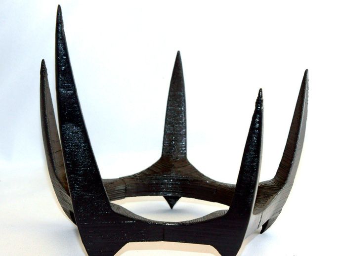 Spiky Crown by EhisforAdam - Thingiverse Spiky Crown, Iron Crown, Fantasy Crown, Crown Drawing, Gothic Crown, Crown Aesthetic, Crown Art, Metal Crown, Black Crown