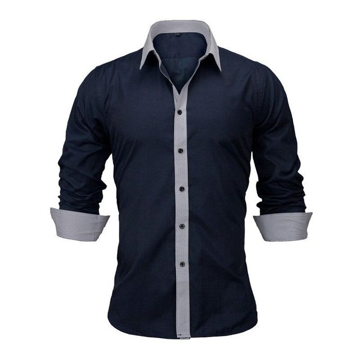 Simplicity is in the details of the finishing's and in the quality of the fabric. This Limited Edition stretch cotton poplin shirt features special details on collar and placket. Rounded bottom.[custom tab] FABRIC #1: 100% COTTON [/custom tab] Fitted Tops With Contrast Collar And Button-up, Long Sleeve Cotton Dress, Mens Fashion Style, Mens Fashion Smart, Formal Shirt, Cotton Poplin Shirt, Suits And Jackets, Shirt Dress Casual, Men Shirts