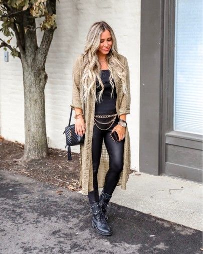 Dressy Combat Boots Outfit, Outfits With Combat Boots Fall, Cute Outfits With Combat Boots, Boot Leggings Outfit, Boot Leggings, Mom Style Fall, Fashion Over 30, Fall Fashion Casual, Combat Boot Outfits