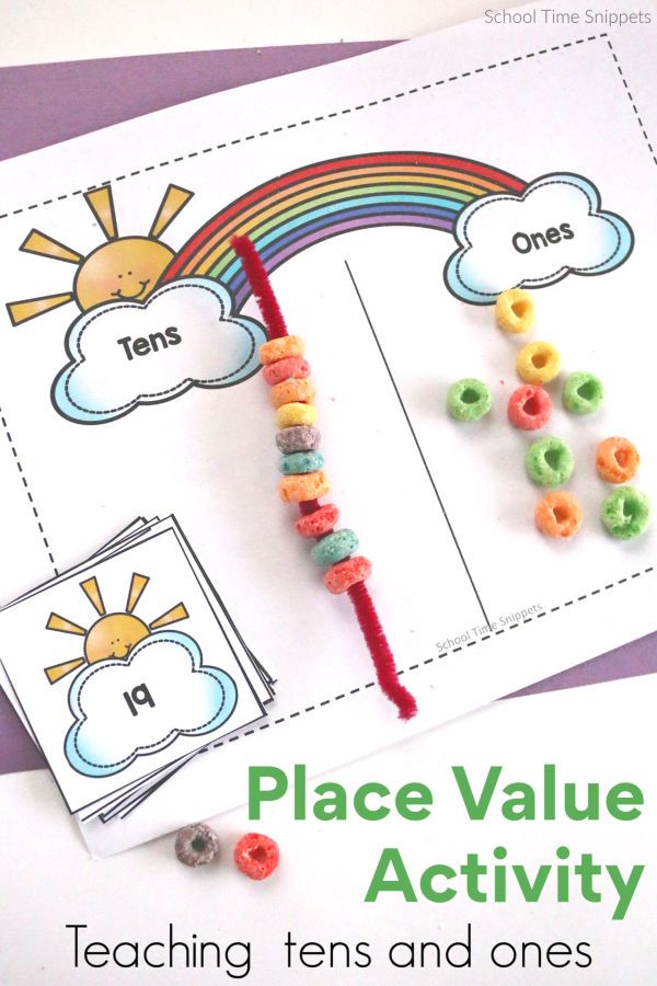 a place value activity for teaching tens and ones to read the word tens with beads