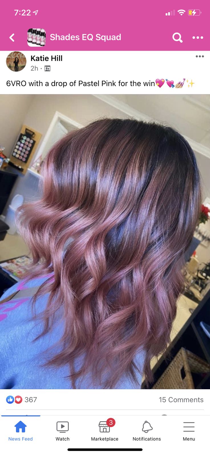 Rose Brown Formula Redken, Rose Gold Shades Eq, Rose Gold Hair Formula Redken, Shades Eq Pink Formula, Balayage Toner Formula, Redken Rose Gold Formula Shades Eq, Shades Eq Toner Formulas Caramel, Shades Eq Toner Formulas, Dusty Rose Hair Color