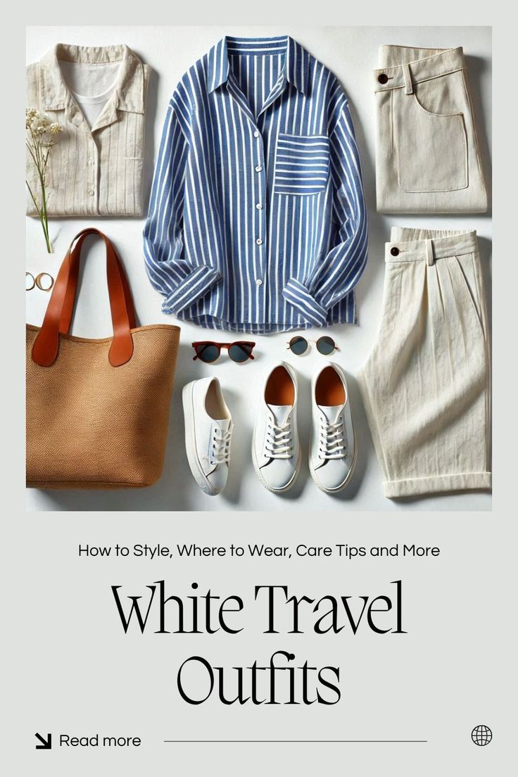 white outfits for travel