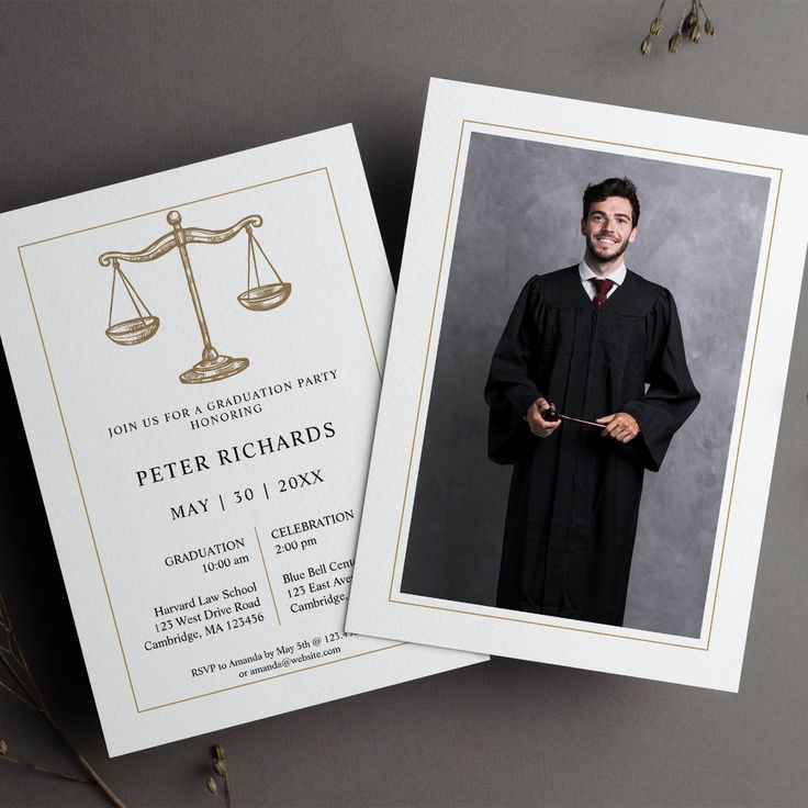 an image of a man in a graduation gown with a scale on the front and back