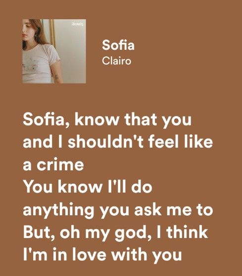 Sofia Lyrics, Music Girl, Im In Love, Singers, Feel Like, Sofia, Songs, Feelings, Quotes