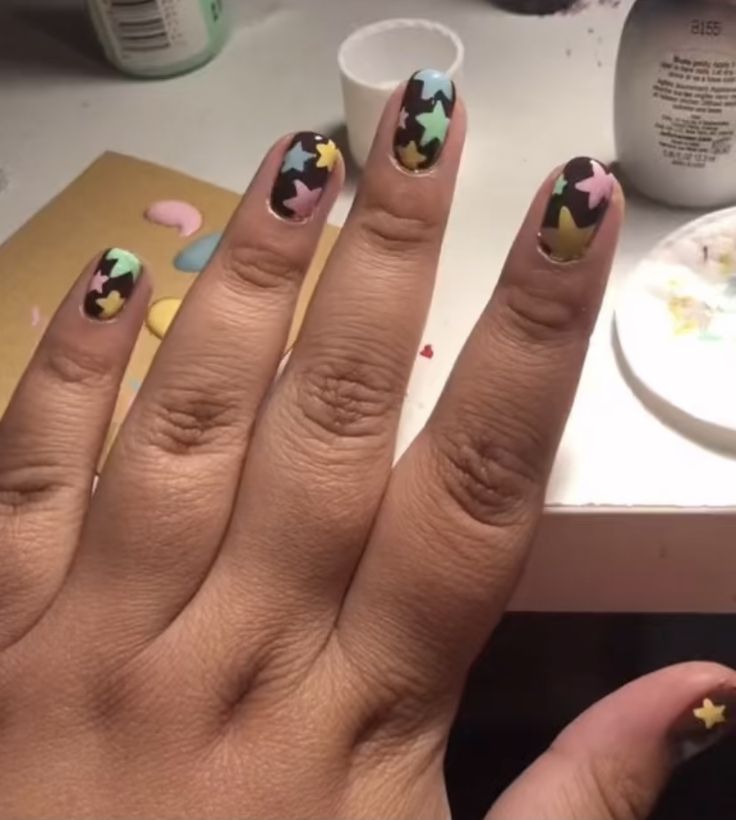 Cavetown Inspired Nails, Tyler Inspired Nails, Call Me If U Get Lost Nails, Tyler The Creator Nails Ideas, Gobstopper Nails, Tyler The Creator Nails Short, Golf Le Fleur Nails, Cherry Bomb Tyler The Creator Nails, Cavetown Nails