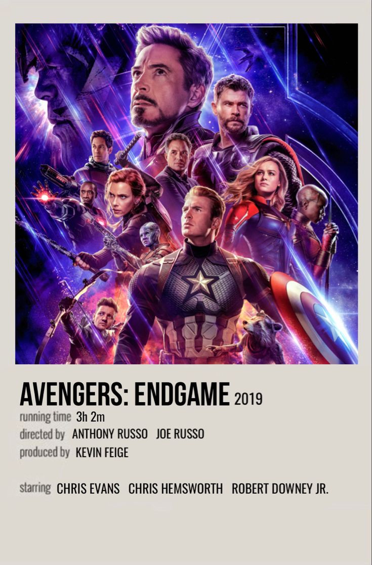 the avengers endgame movie poster is shown in this image, and it looks like they are