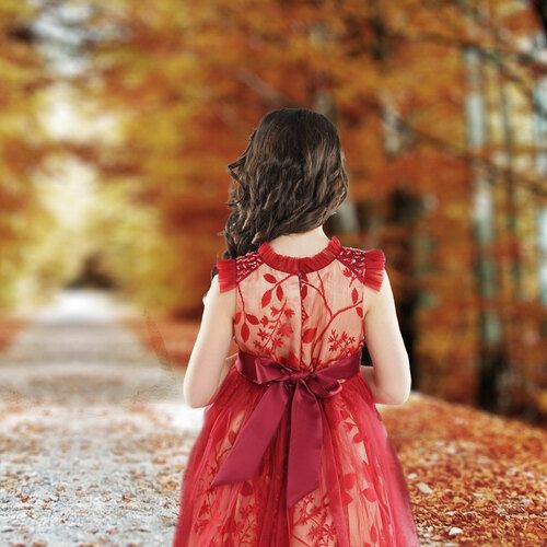 Laurie Lace Dress - Scarlet Red In a red flower girl dress from Sara Dresses, your fabulous flower girl will look elegant, mature, and sophisticated. There's a reason that the fashion influencers keep saying that Scarlet Red is the new black. Red offers a way to wear a dramatic color without resorting to black, which can be a bit too much for little girls. Before she makes her wedding debut, see what she thinks about the Laurie Lace Dress in Red. It's the perfect pick for a ceremony, no mat Scarlet Red Color, Red Flower Girl, Red Flower Girl Dresses, Sara Dress, Flower Girl Dress Lace, Red Lace Dress, Red Sequin, Flower Girl Dress, Lace Flowers