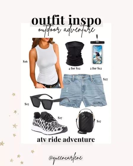 Atv Outfit Woman Summer, Size 10 Outfits, Size 12 Outfits, Womens Tank Tops Summer, Atv Riding, Midsize Outfits, Midsize Fashion, Walmart Fashion, Effortlessly Chic Outfits