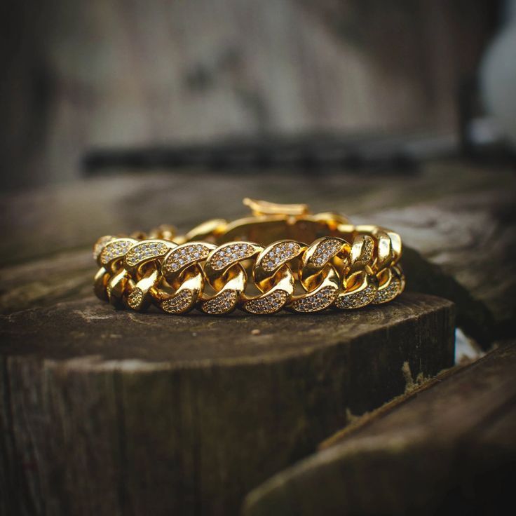 https://blinglabel.com/ Gold Cuban Link Chain, Cuban Link Bracelet, Miami Cuban Link Chain, Miami Cuban Link, Trendy Bracelets, Miami Cuban, Hip Hop Jewelry, Cuban Link Chain, Cuban Link